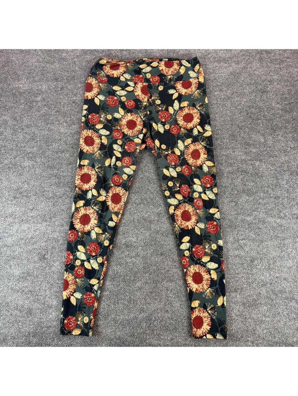 LuLaRoe Floral‎ Patterned Leggings - Spring, Summer, Sunflower, Casual